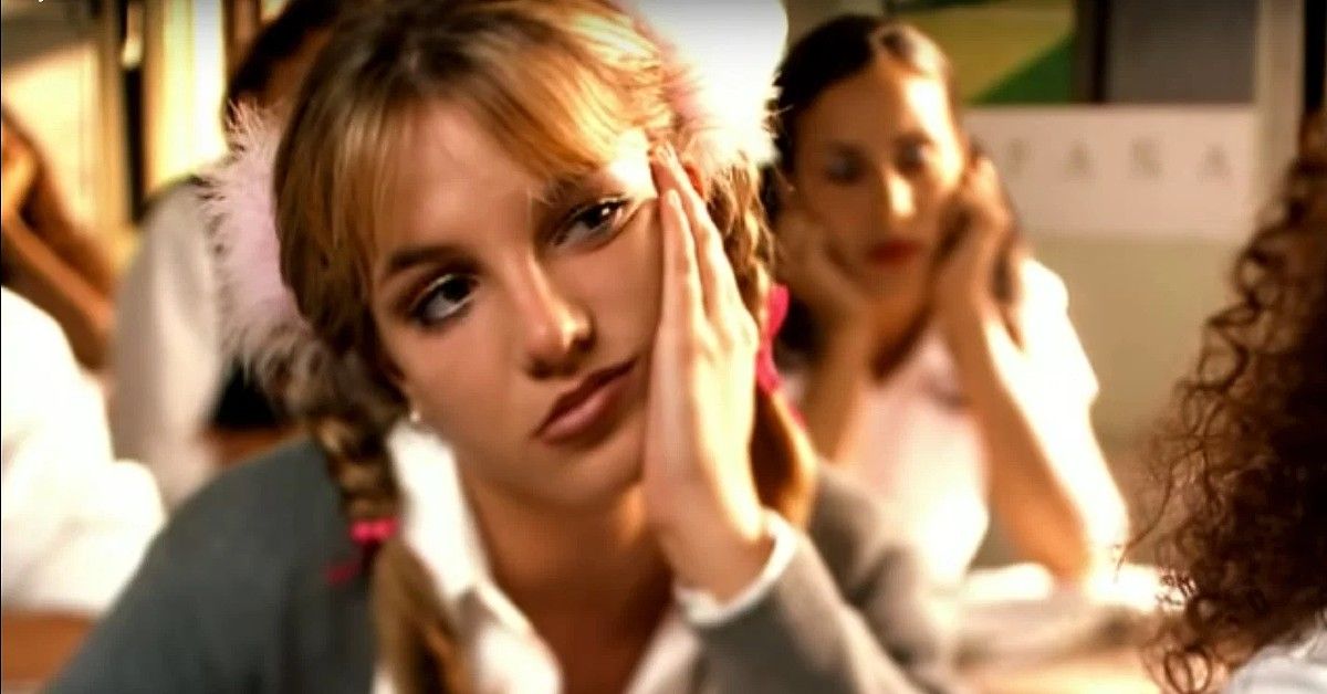 Britney Spears in Baby One More Time music video