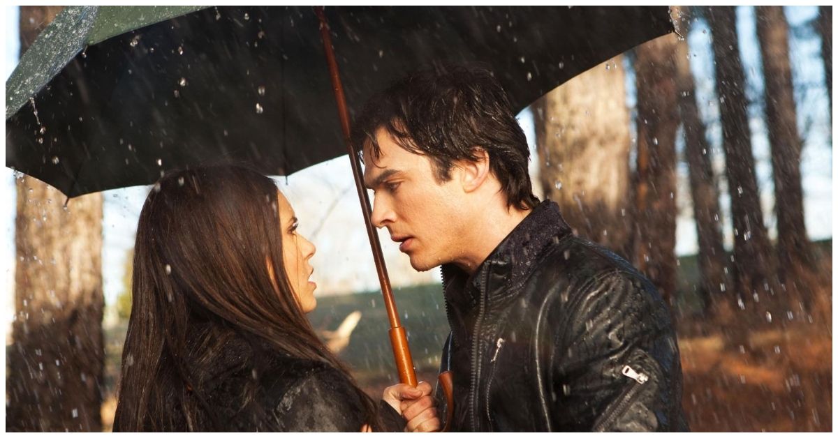 The Truth About Damon And Elena’s First Kiss On 