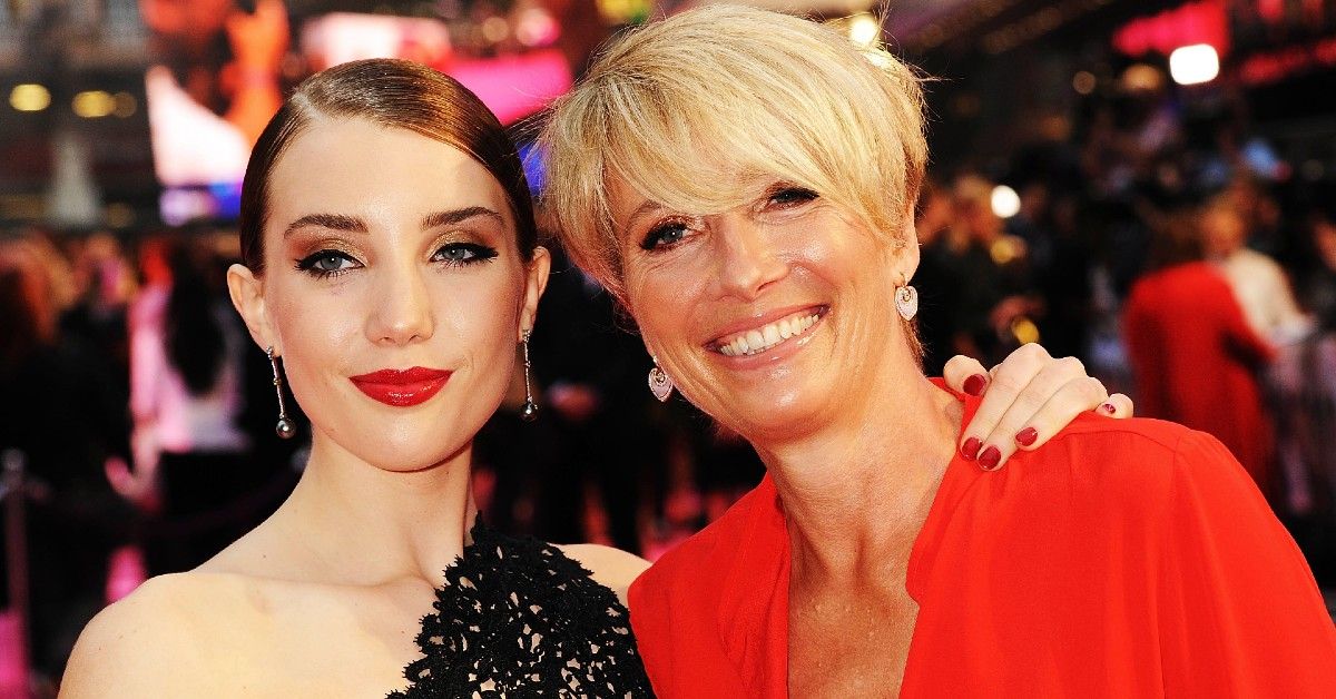 Gaia Wise and Emma Thompson at red carpet event
