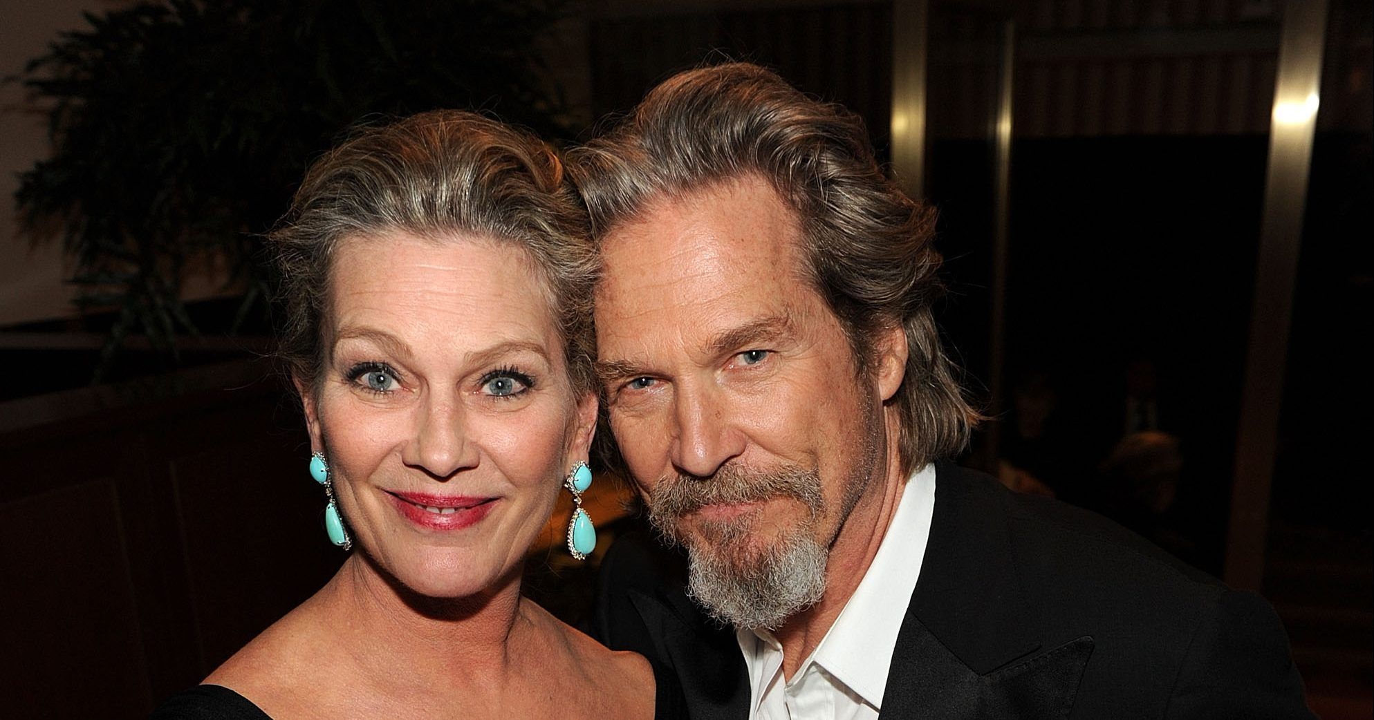 (EXCLUSIVE, Premium Rates Apply) WEST HOLLYWOOD, CA - MARCH 07: *EXCLUSIVE* Susan Getson and Jeff Bridges attends the 2010 Vanity Fair Oscar Party hosted by Graydon Carter at the Sunset Tower Hotel on March 7, 2010 in West Hollywood, California. ***EXCLUSIVE ACCESS SPECIAL RATES APPLY; NO NORTH AMERICAN ON-AIR BROADCAST UNTIL MARCH 14TH, 2010*** (Photo by Kevin Mazur/VF1/WireImage)