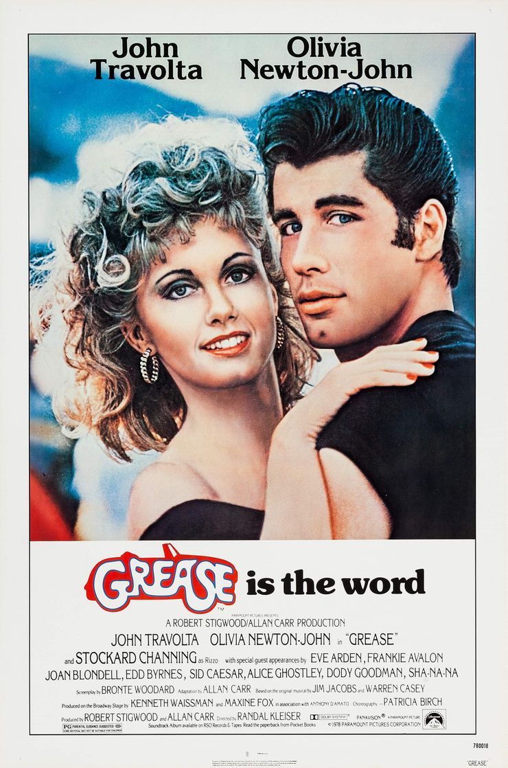 The Grease movie poster.