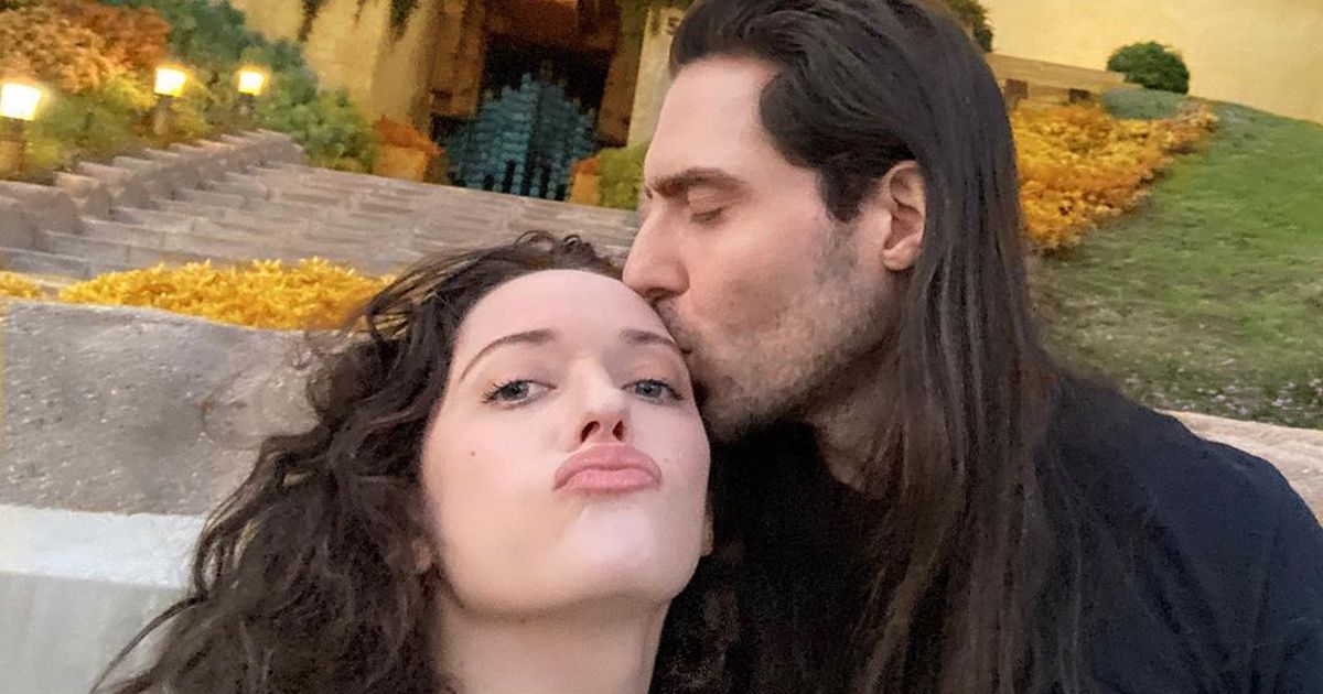 Kat Dennings Andrew W.K share kiss on Instagram