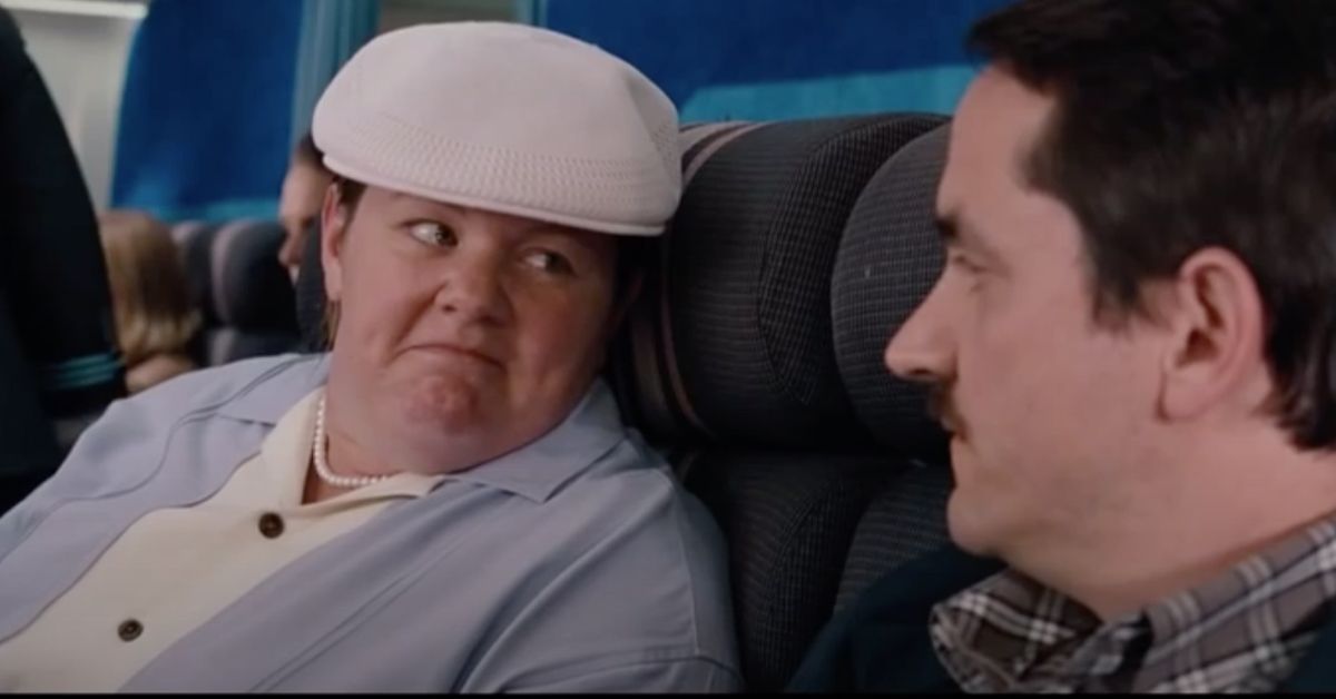 Melissa McCarthy and her husband Ben Falcone in the movie Bridesmaids.
