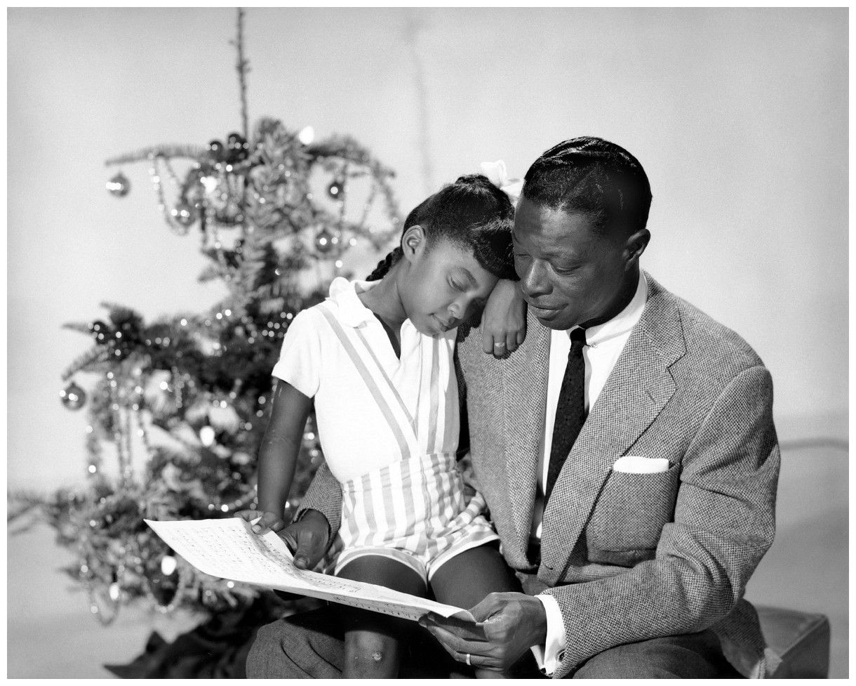 Natalie Cole and her father Nat King Cole
