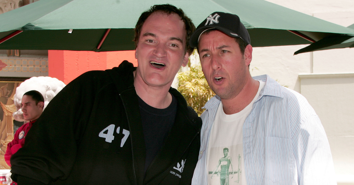 Quentin Tarantino And Adam Sandler