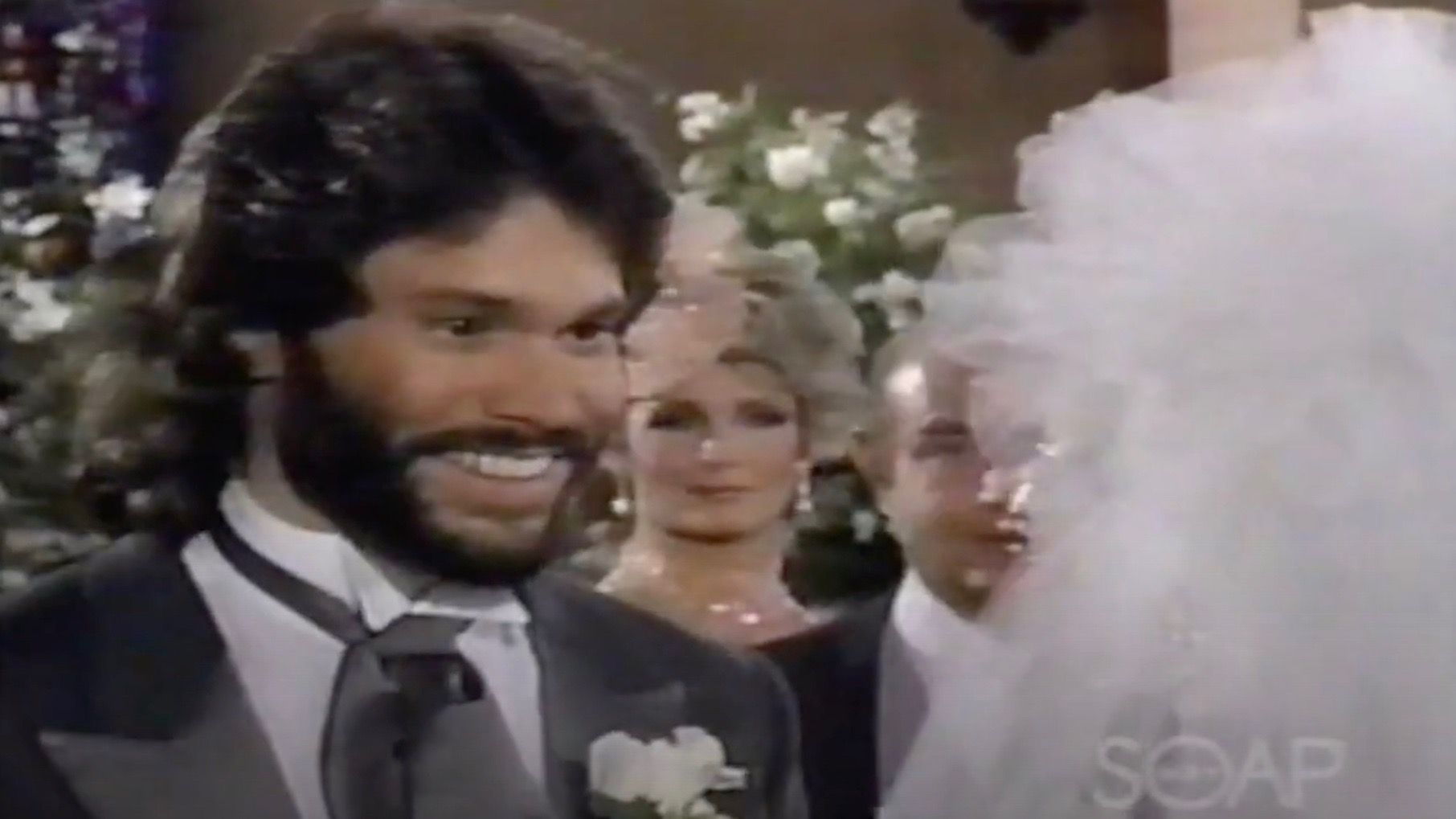 Bo marrying Hope and smiling at her in Days Of Our Lives.