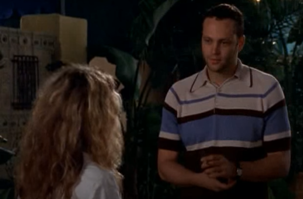 Vince Vaughn with SJP in an episode of Sex and the City