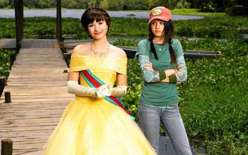 open lace back dress Princess Protection Program (Hindi): Amazon.in: Demi Lovato, Selena Gomez,  Nicholas Braun, Allison Liddi-Brown, Demi Lovato, Selena Gomez: Movies & TV  Shows main image 1