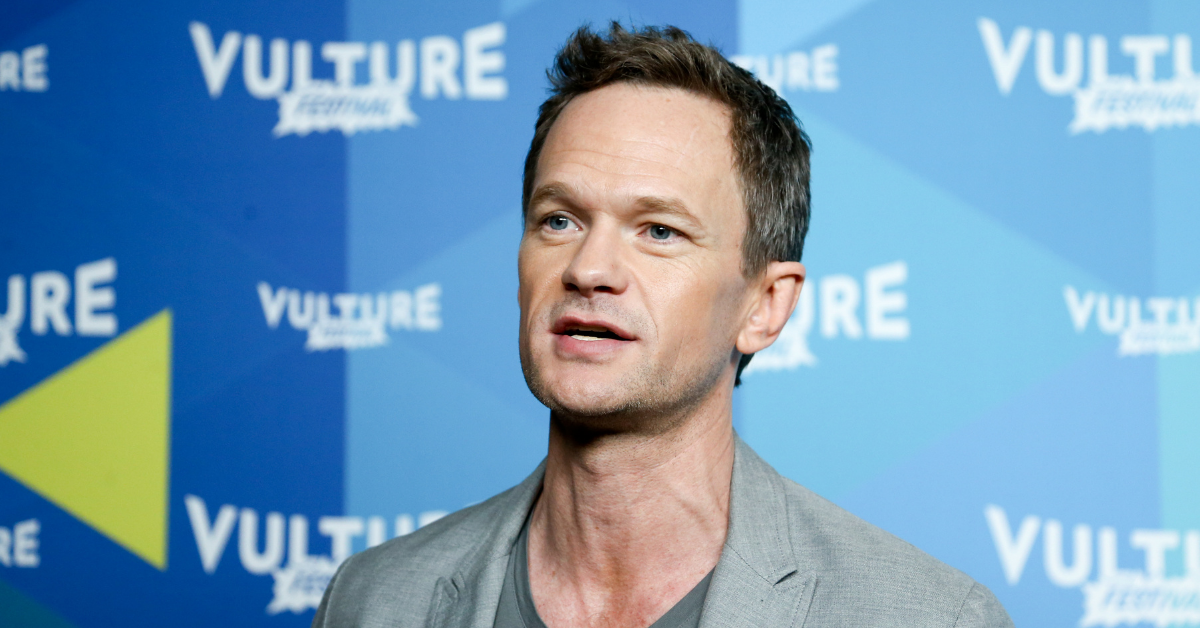Neil Patrick Harris on a Vulture red carpet for an event
