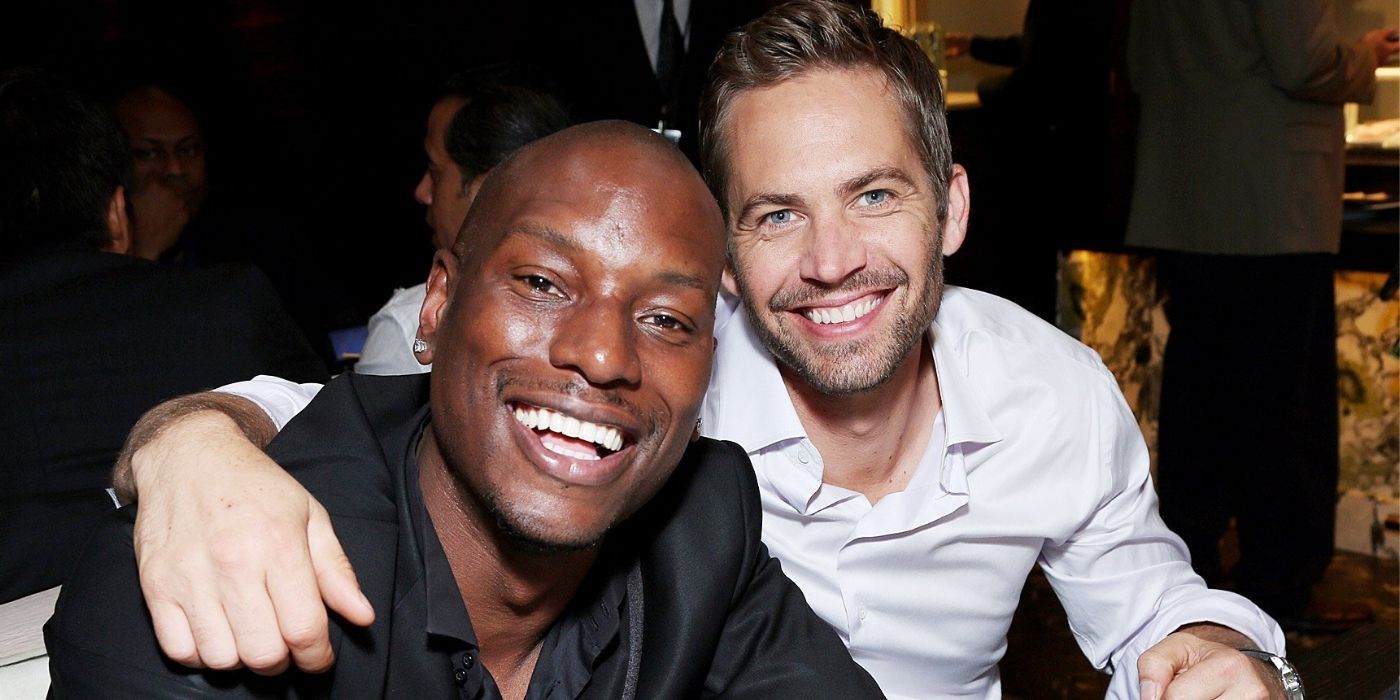 Tyrese Gibson and Paul Walker together