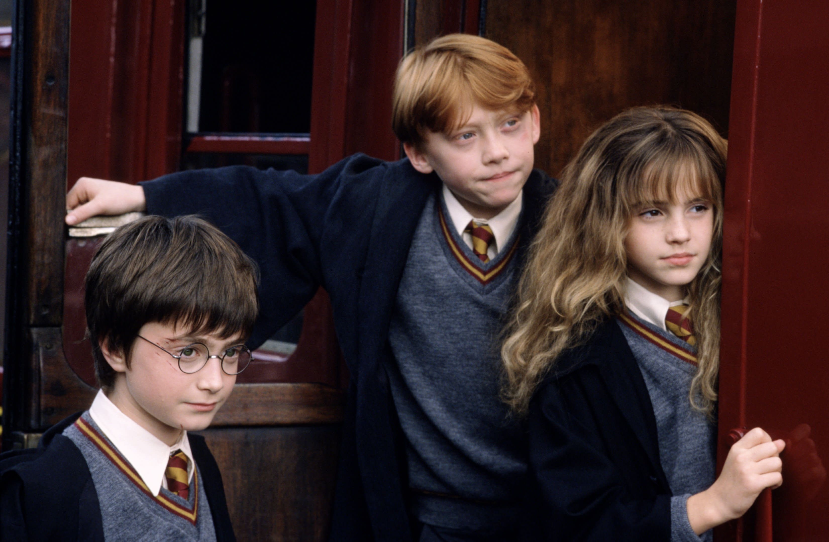 Harry Potter, Hermione Granger and Ron Weasley