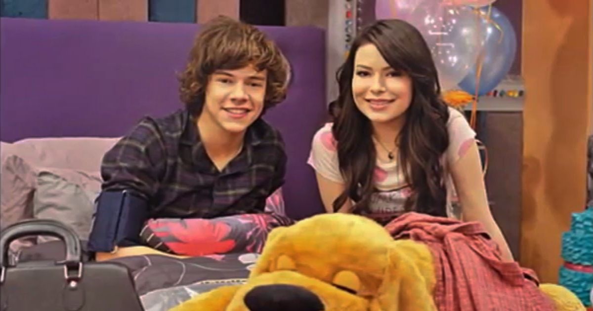 icarly one direction harry styles miranda cosgrove favorite guest