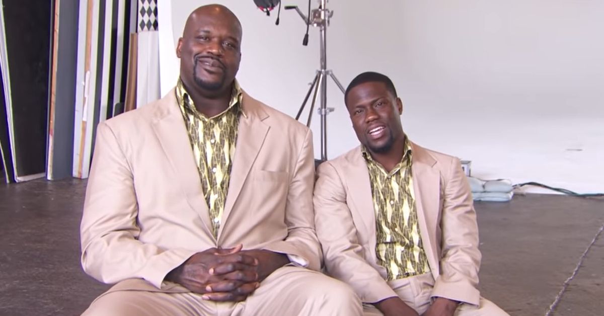 Kevin Hart and Shaquille O'Neal