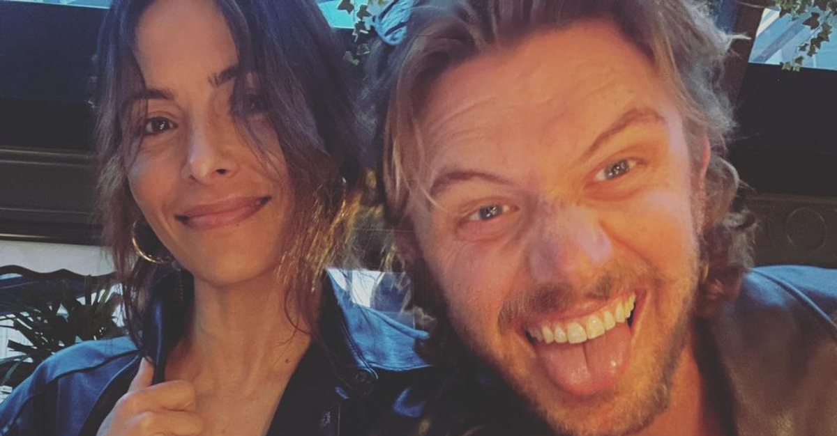 Adam Demos Shares Girlfriend Sarah Shahi's Reaction to His Steamy