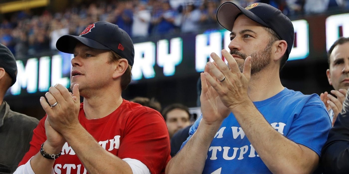 Here's Why Matt Damon And Jimmy Kimmel Have Been 'Feuding' For Years