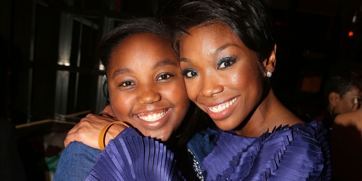 Brandy Norwood and her daughter Sy'Rai Iman Smith