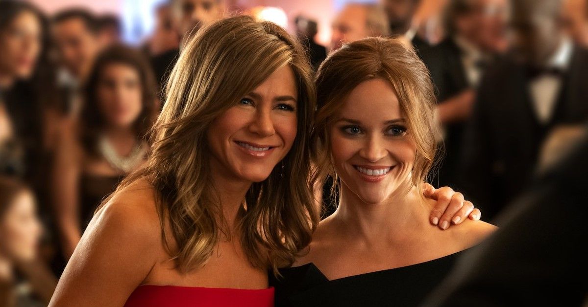Reese Witherspoon and Jennifer Aniston from The Morning Show trailer