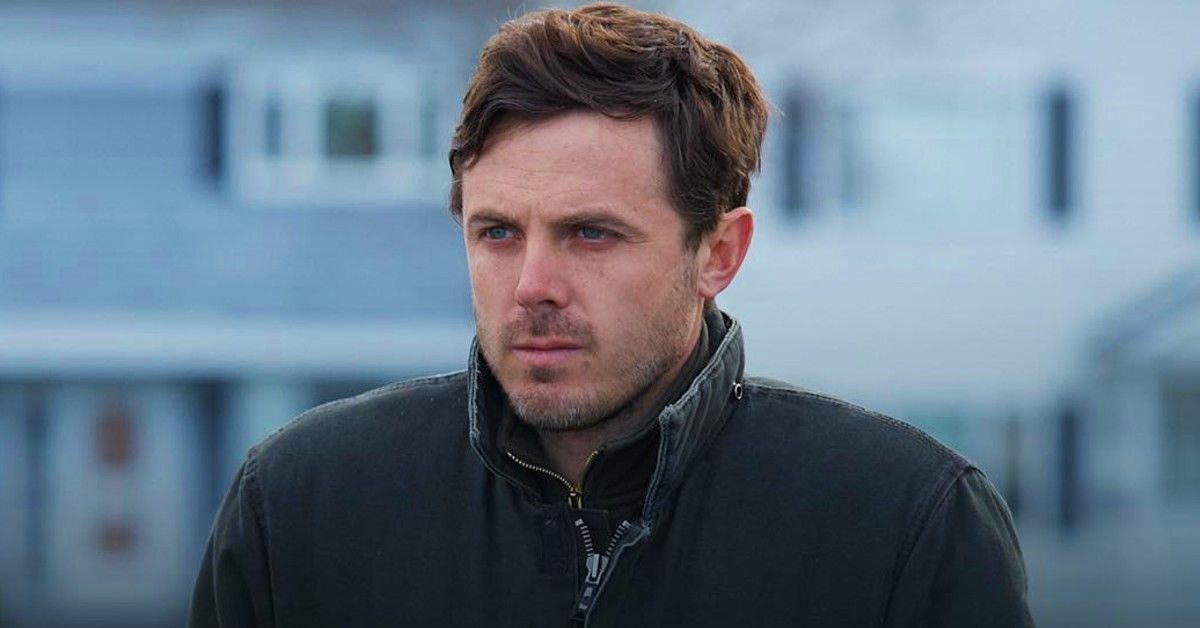 Casey Affleck in black jacket for Manchester By The Sea scene