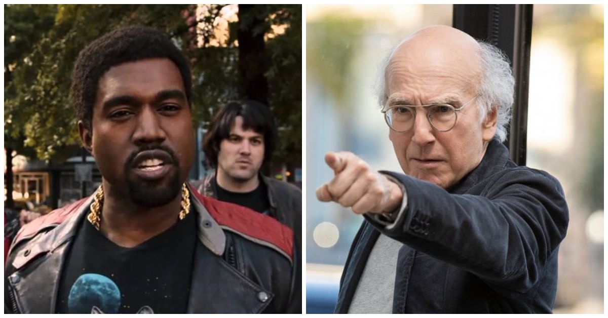 Kanye West and Larry David