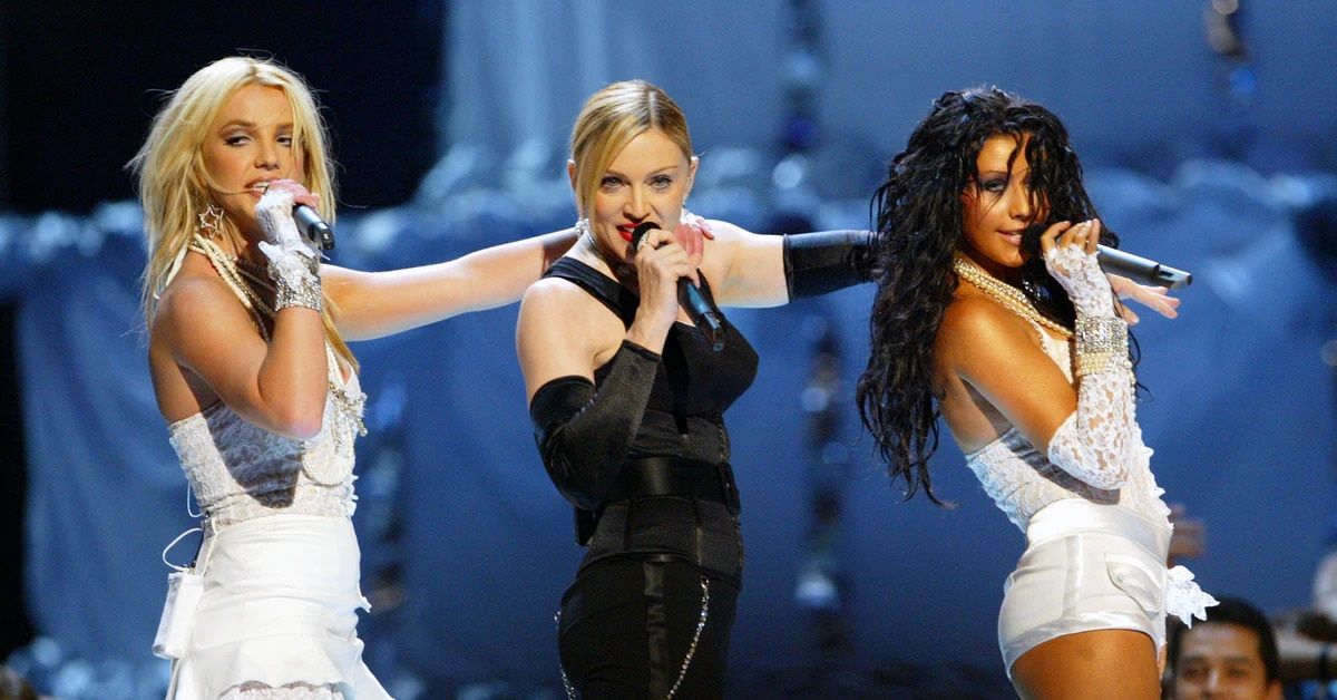 Madonna, Britney Spears, and Christina Aguilera