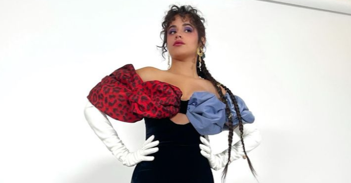 Camila Cabello poses in a photoshoot. 