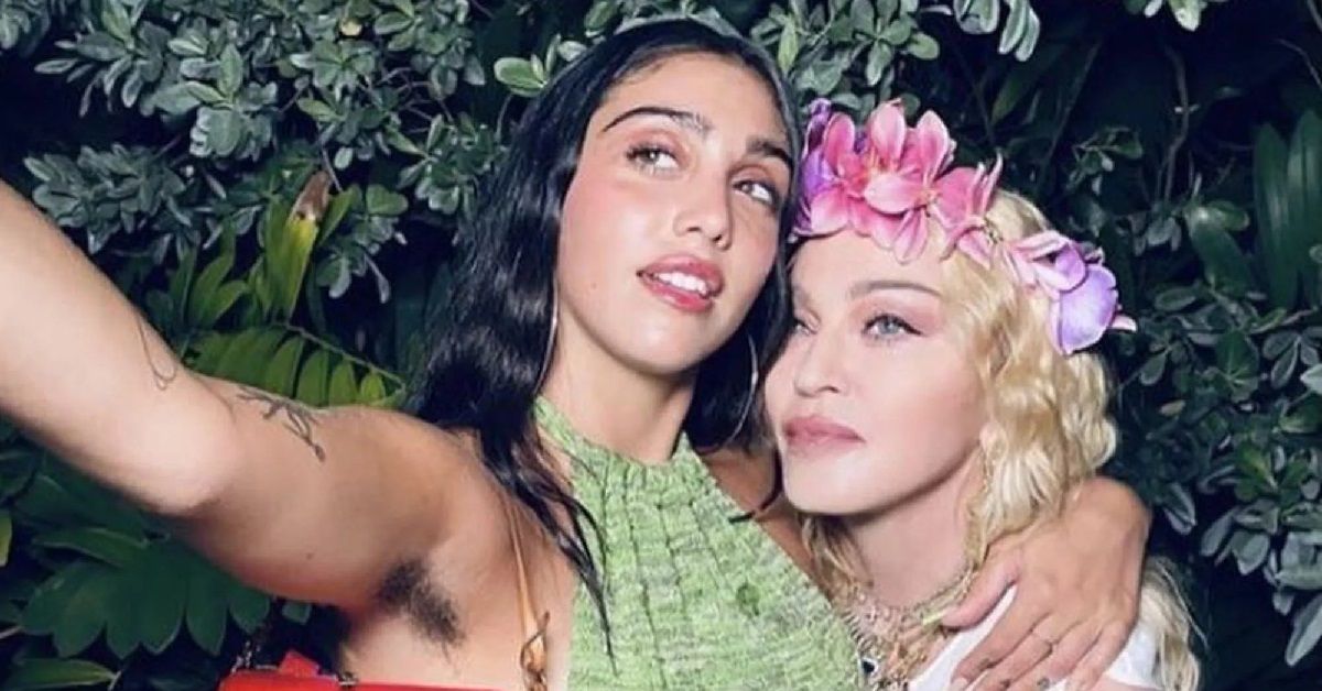 Lourdes Leon shows off underarm hair while posing with mother Madonna