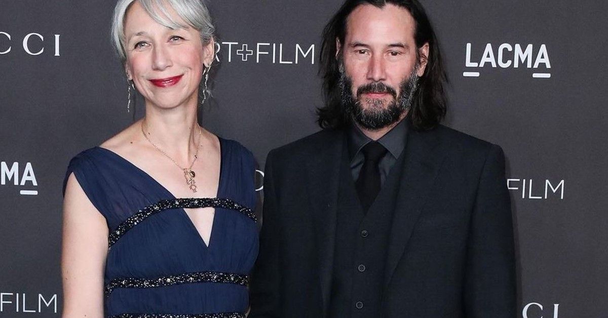 Alexandra Grant and Keanu Reeves pictured 