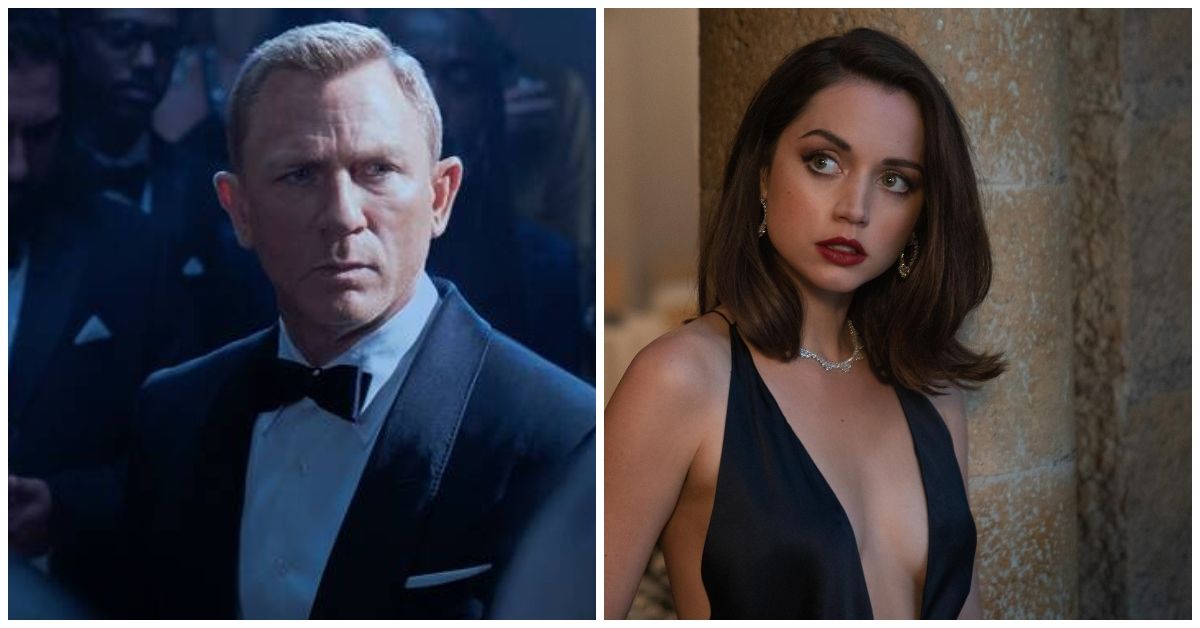 Daniel Craig and Ana De Armas No Time To Die James Bond