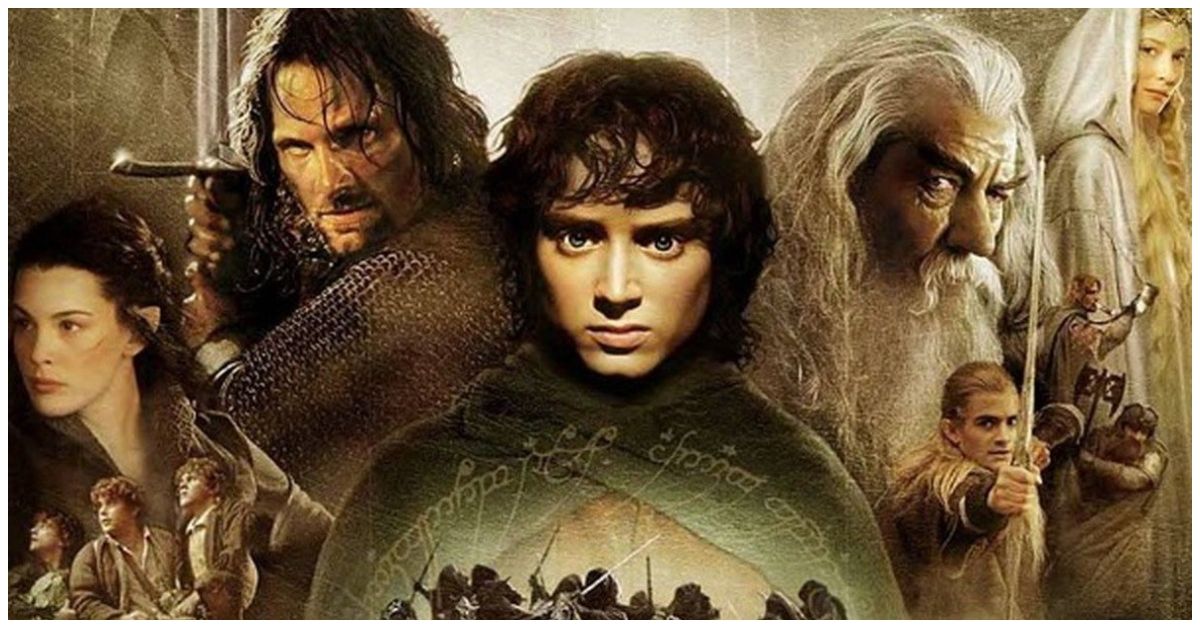 Lord of the Rings Fellowship of the Ring cast poster