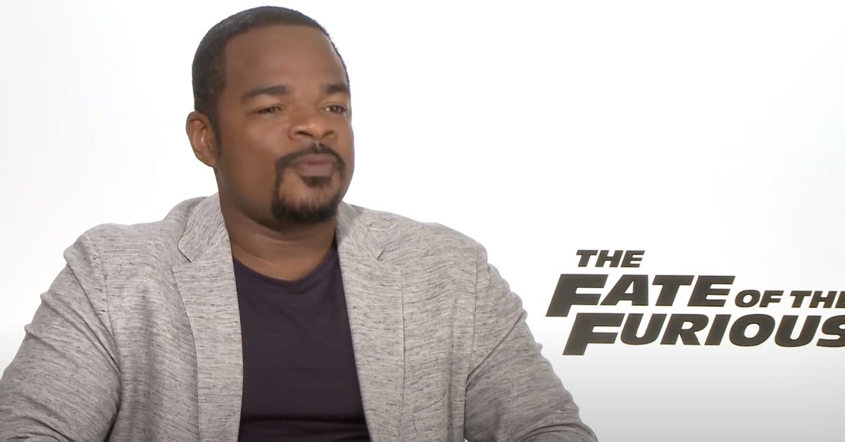 F. Gary Gray smiling in an interview and the words 