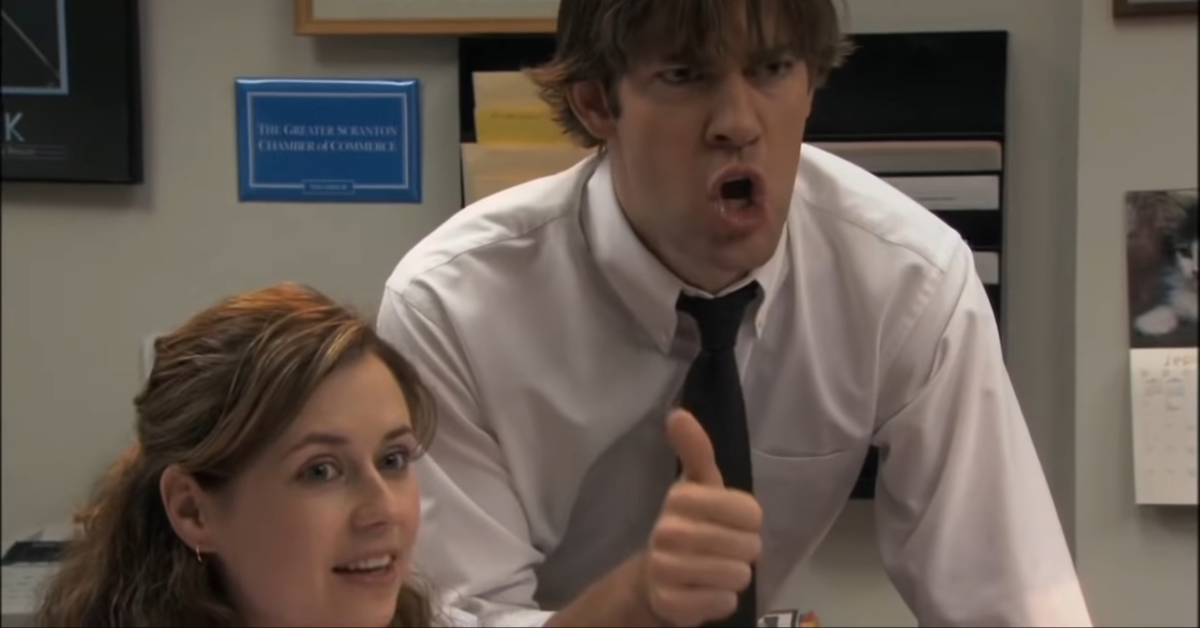 Jim and Pam on The Office