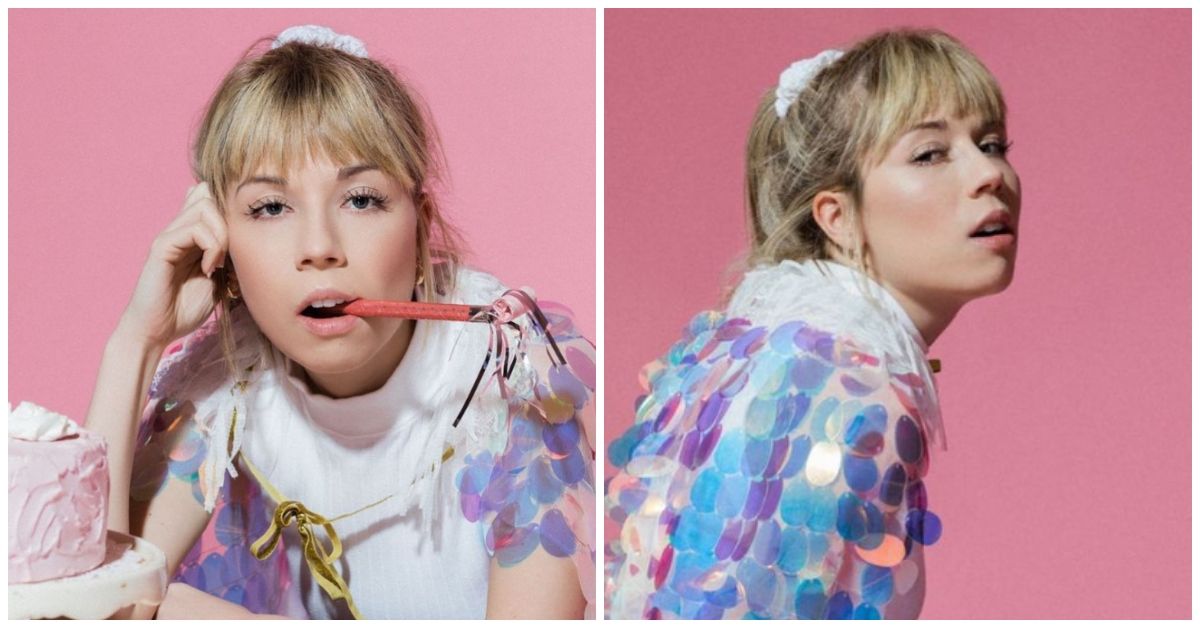 Jennette McCurdy birthday pink photoshoot