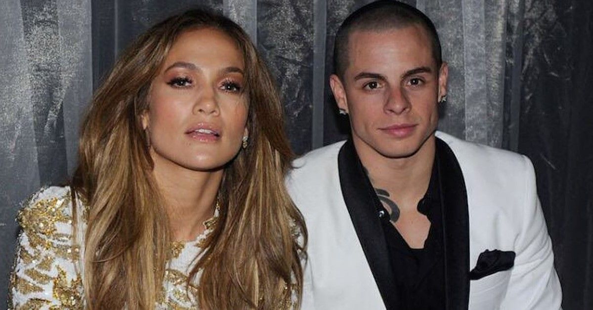 Jennifer Lopez and Casper Smart pictured 