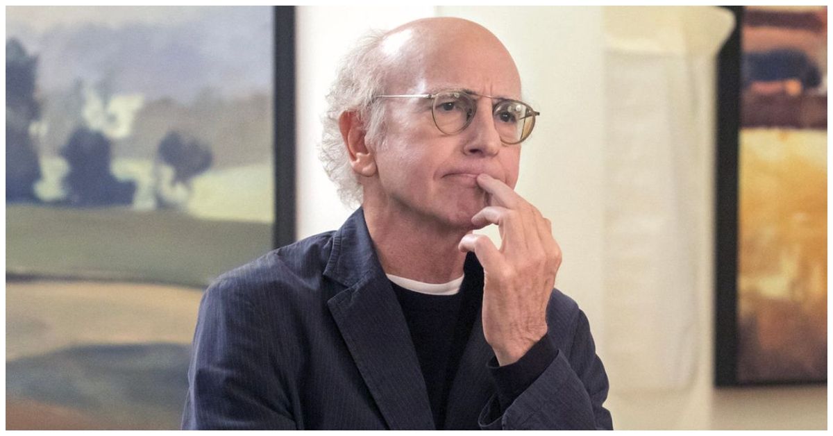 Larry David thinking in Curb Your Enthusiasm
