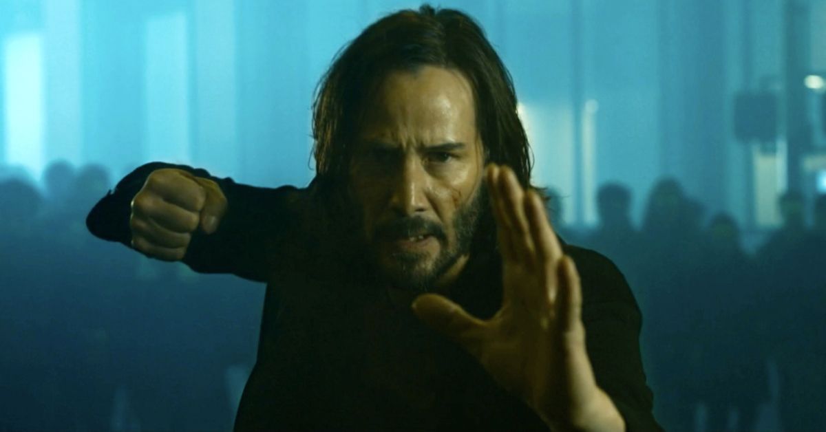 Keanu Reeves as Neo in The Matrix 4