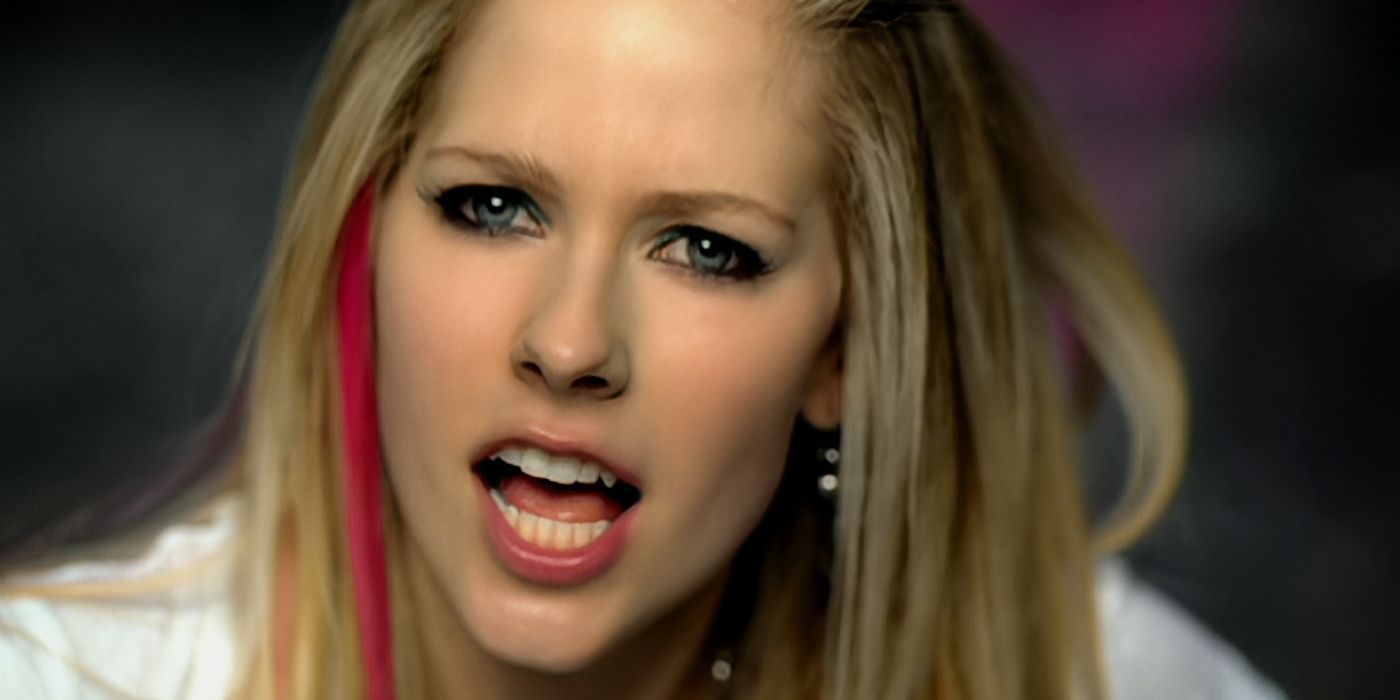 Avril Lavigne in Girlfriend music video