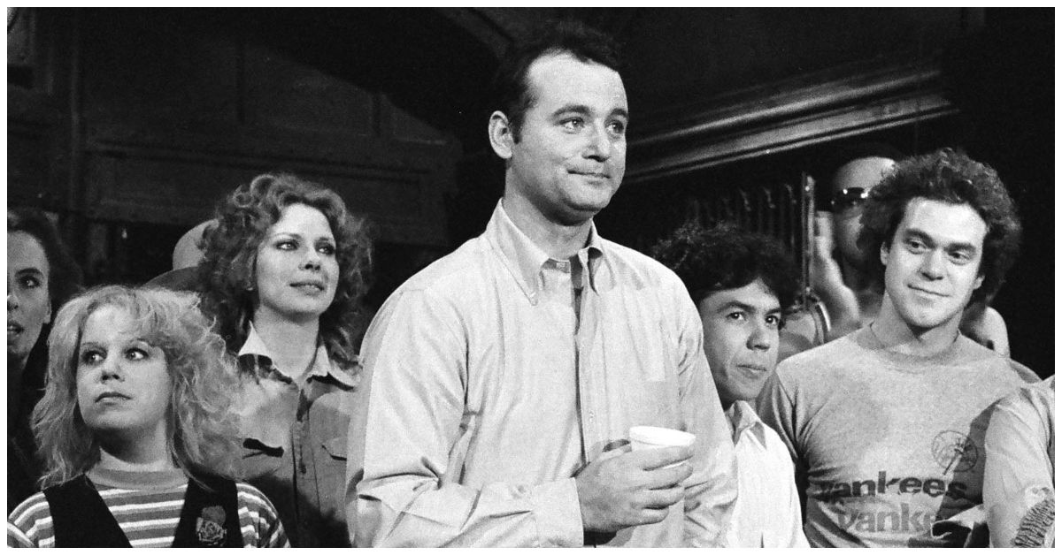 Cast photo og Bill Murray and Gilbert Gottfried SNL 1981