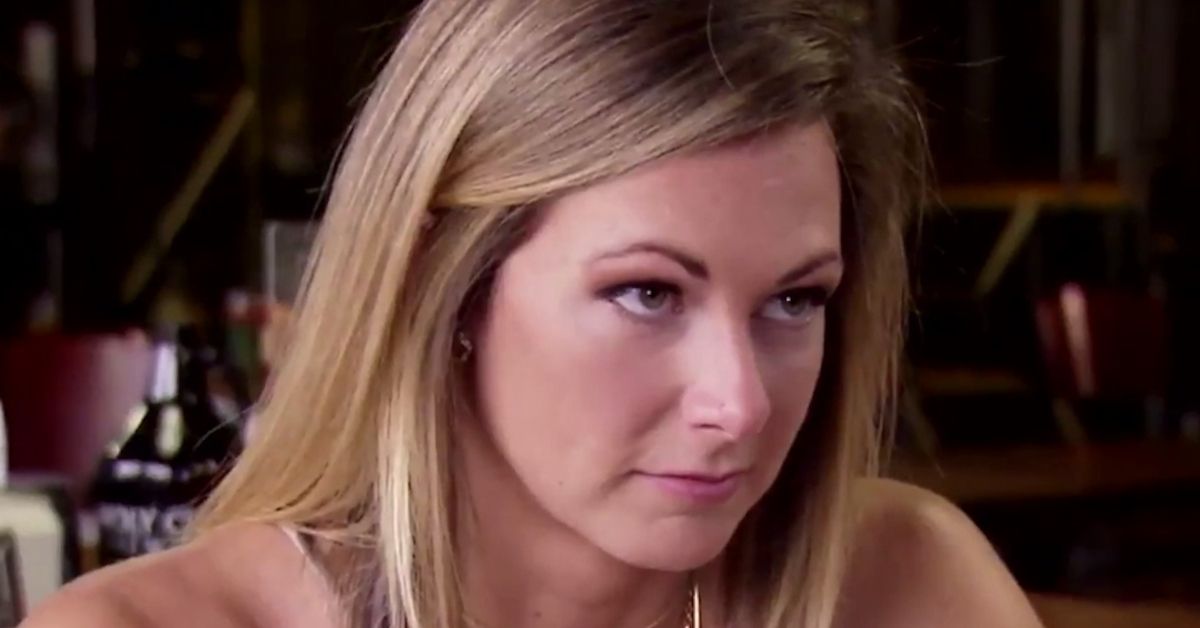 Chelsea Meissner looking serious on Southern Charm