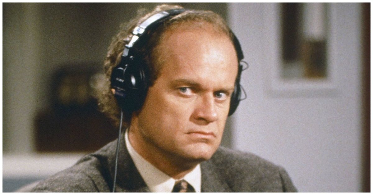 Kelsey Grammer as Dr Frasier Crane on KACL radio on Frasier