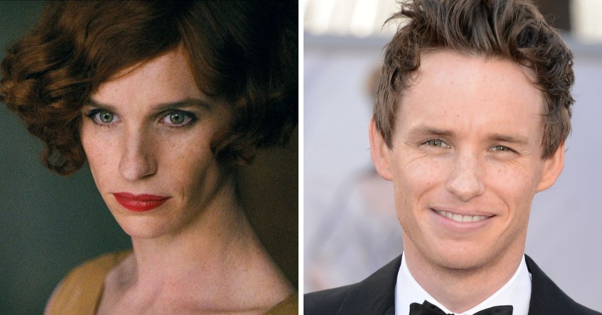 Image of Eddie Redmayne in Danish Girl and smiling on the red carpet 