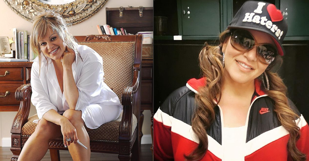 Singer Jenni Rivera poses for her Instagram