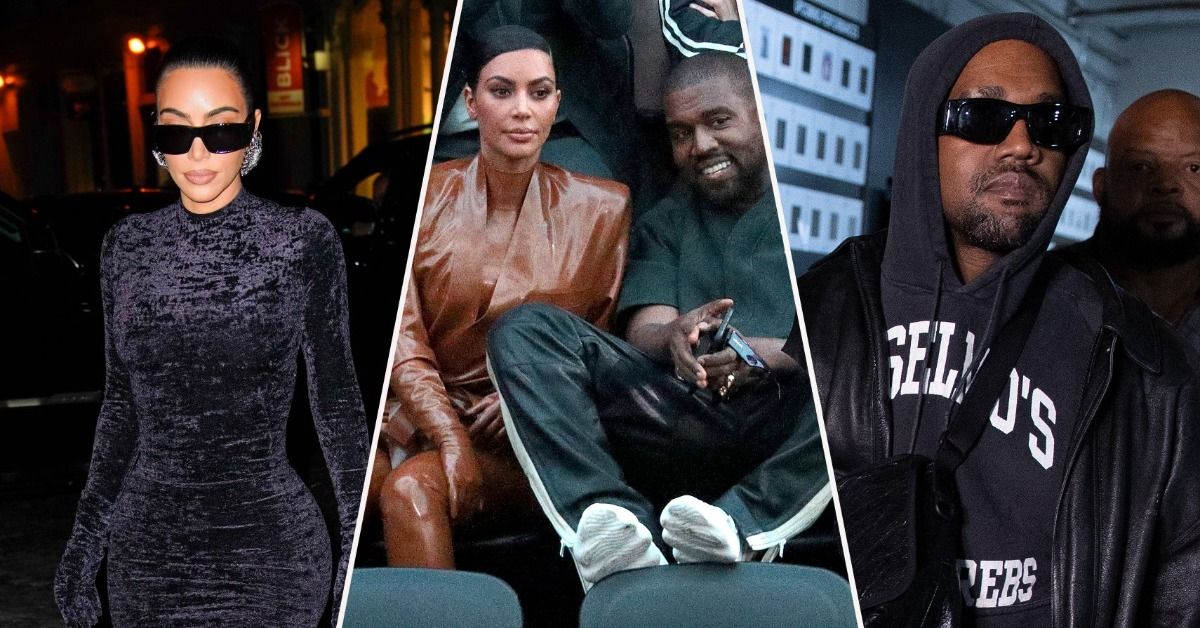 Former couple Kim Kardashian and Kanye 'Ye' West
