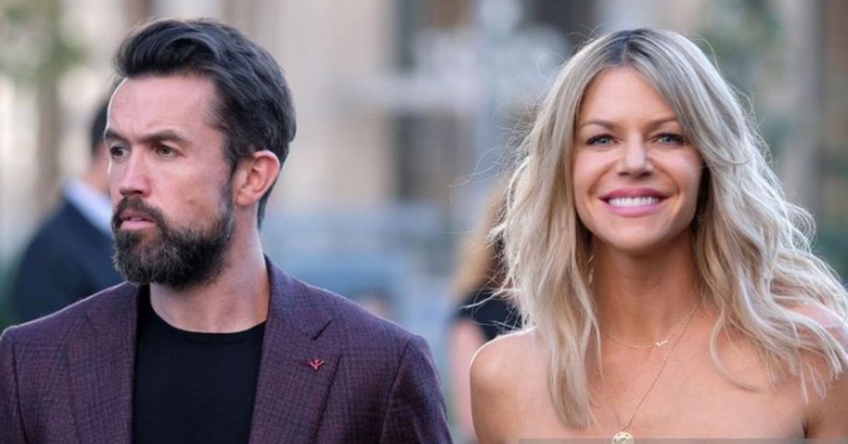 Rob McElhenney and his wife Kaitlin Olson from It's Always Sunny In Philadelphia 