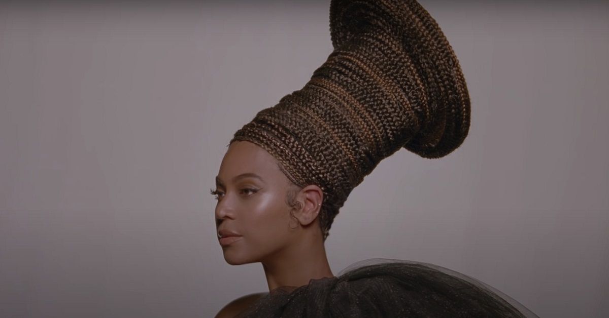 Beyonce stares into the distance in 'Brown Skin Girl'