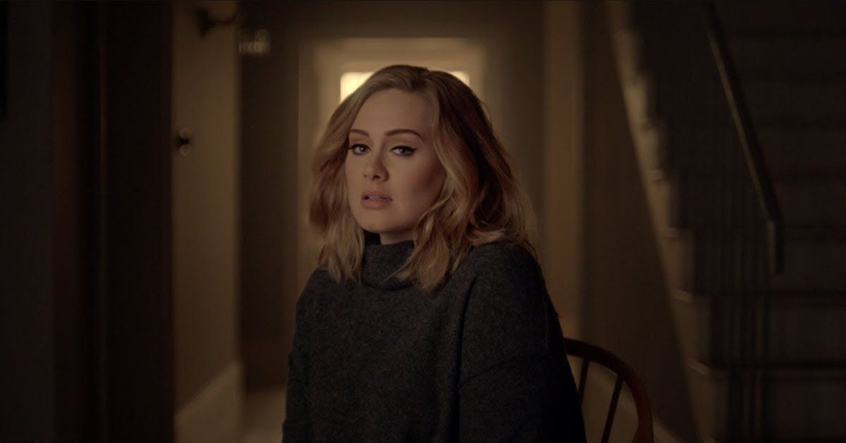 A scene from the music video for the song I Forgot You sung by pop superstar Adele