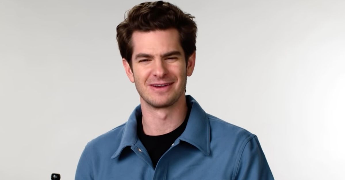 Andrew Garfield looking confused and puzzled in a new video for Wired Magazine