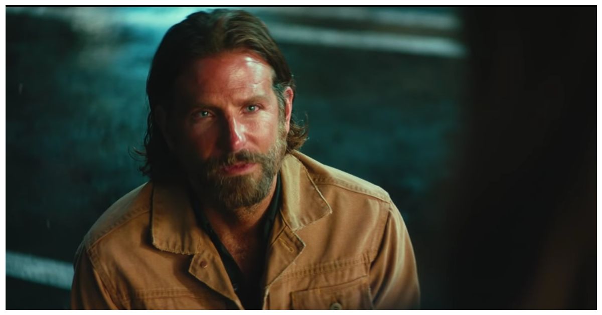 Bradley Cooper looking handsome in A Star is Born