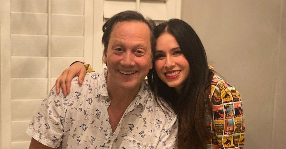 Rob Schneider of 'SNL' fame poses with his wife Patricia