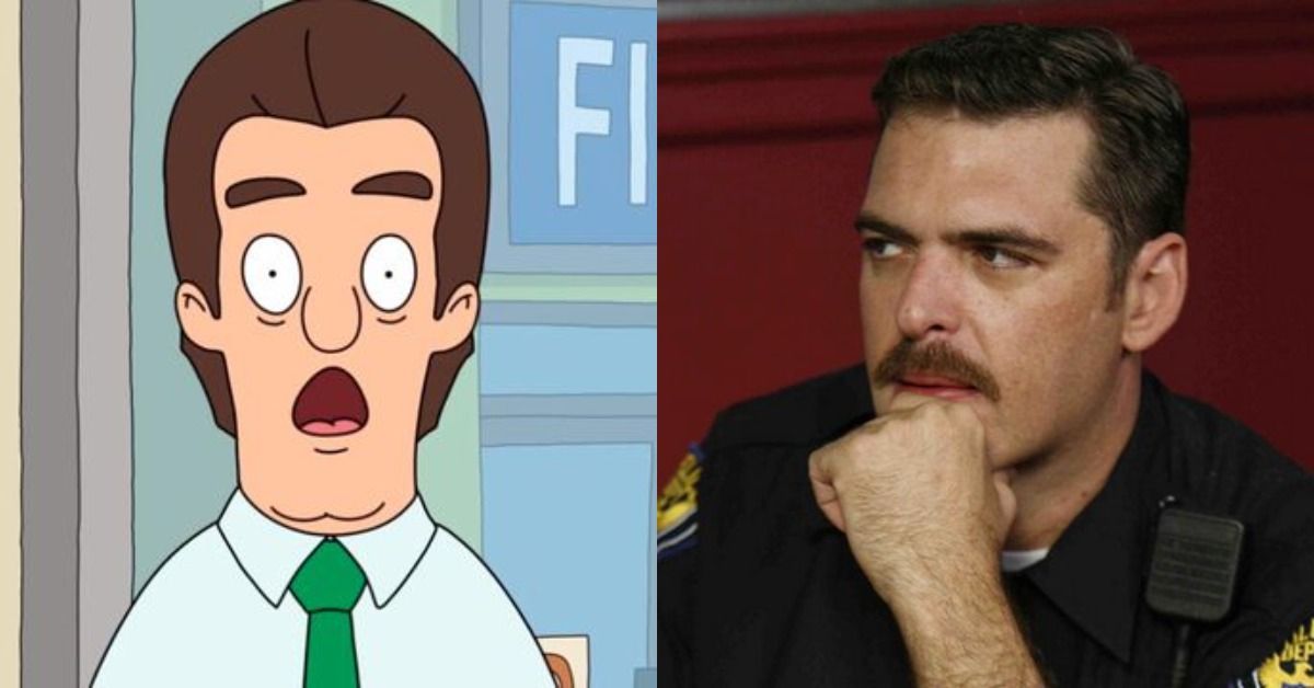 Jimmy Pesto from Bob's Burgers and Jay Johnston as Officer Jay McPherson