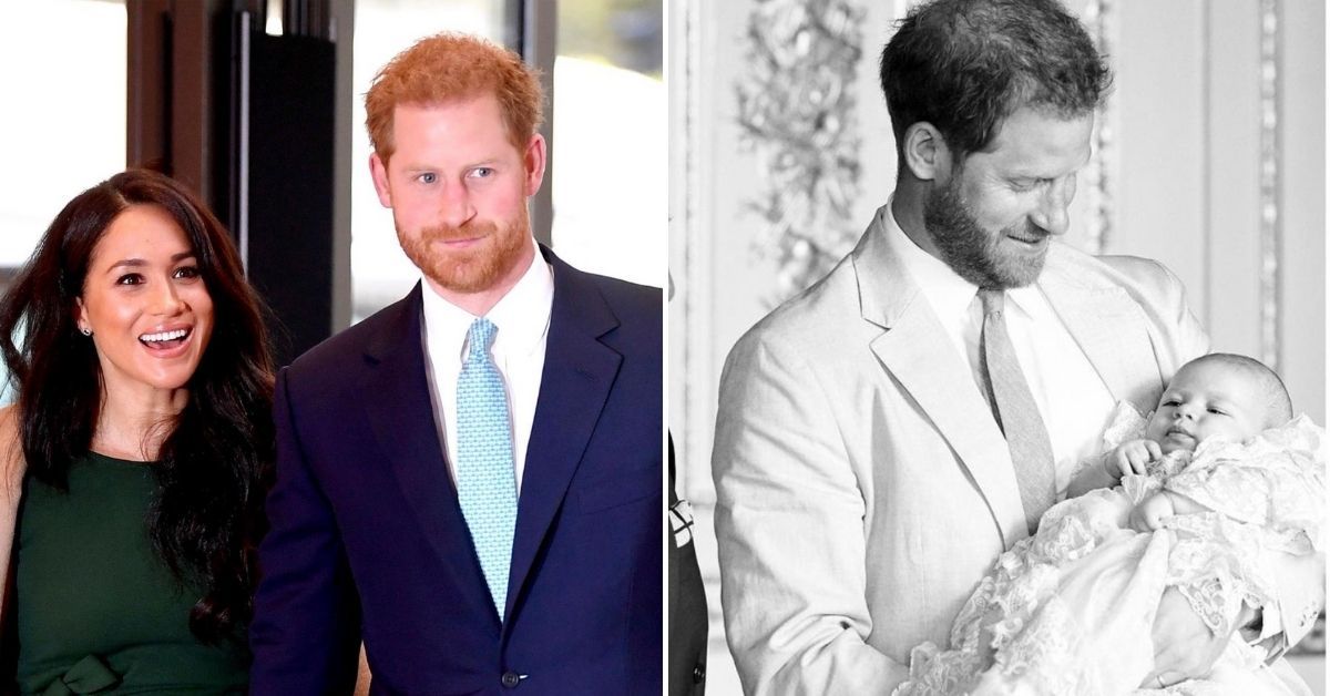 Prince Harry and Meghan Markle, and their son Archie